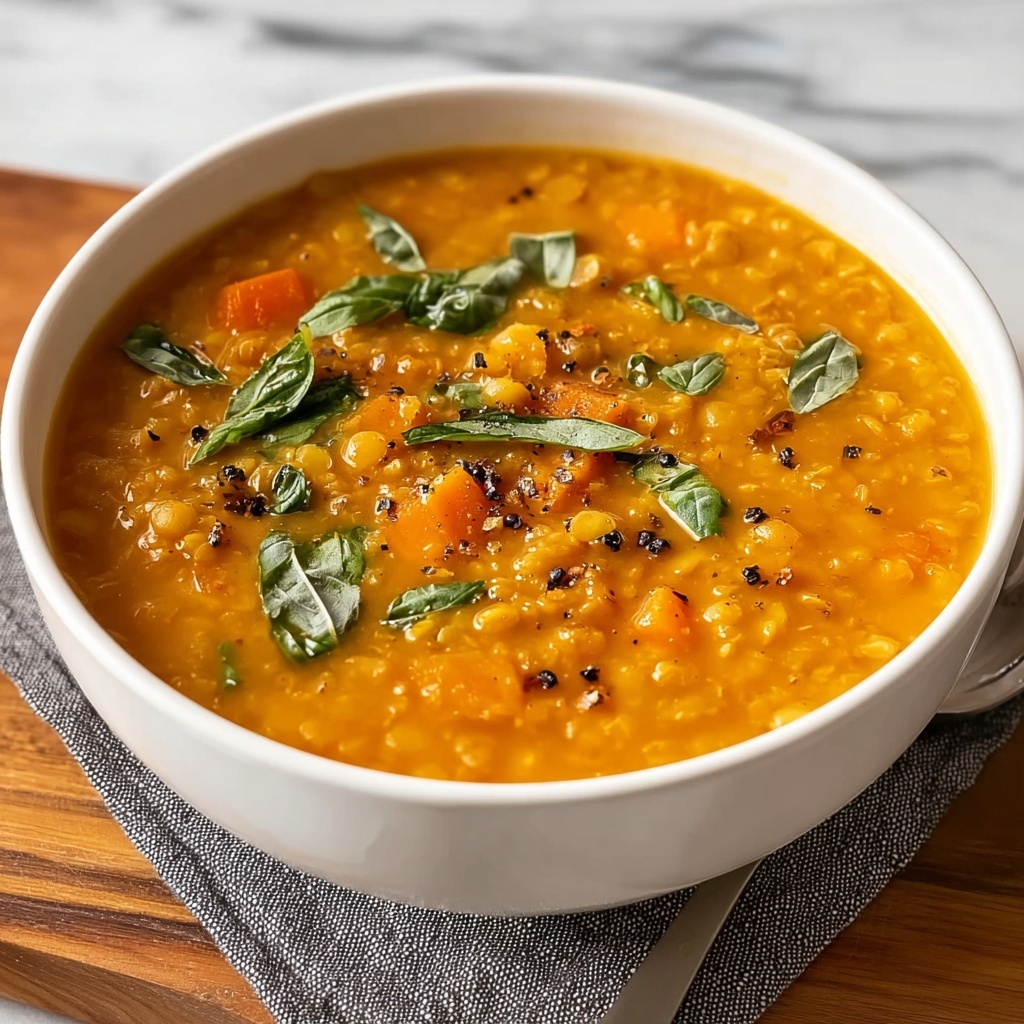 Creamy Red Lentil Soup Recipe - Recipe Image
