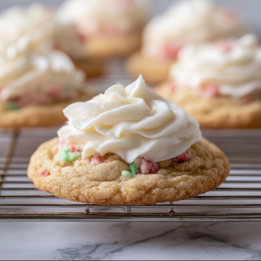 Rhubarb Cookies with Cream Cheese Frosting Recipe - Recipe Image