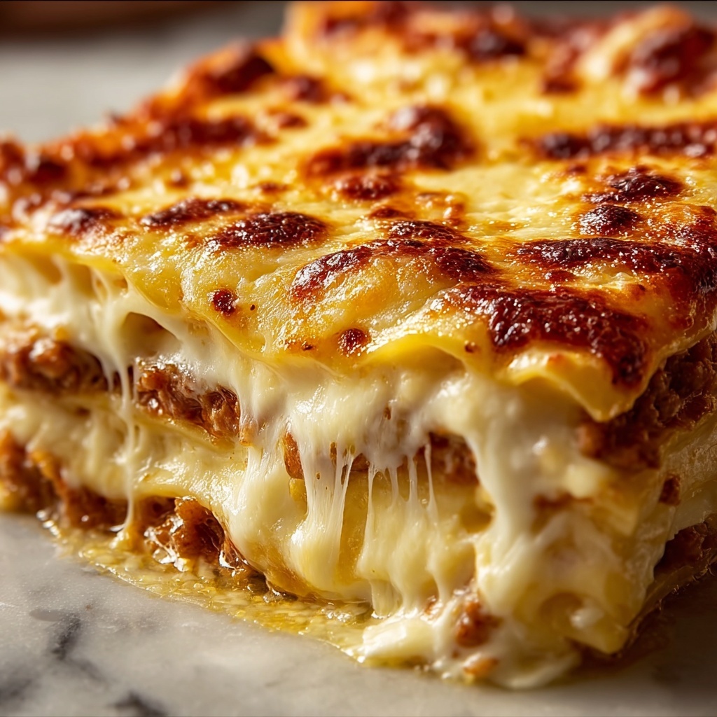 Parmesan Garlic Cheeseburger Lasagna Recipe - Recipe Image