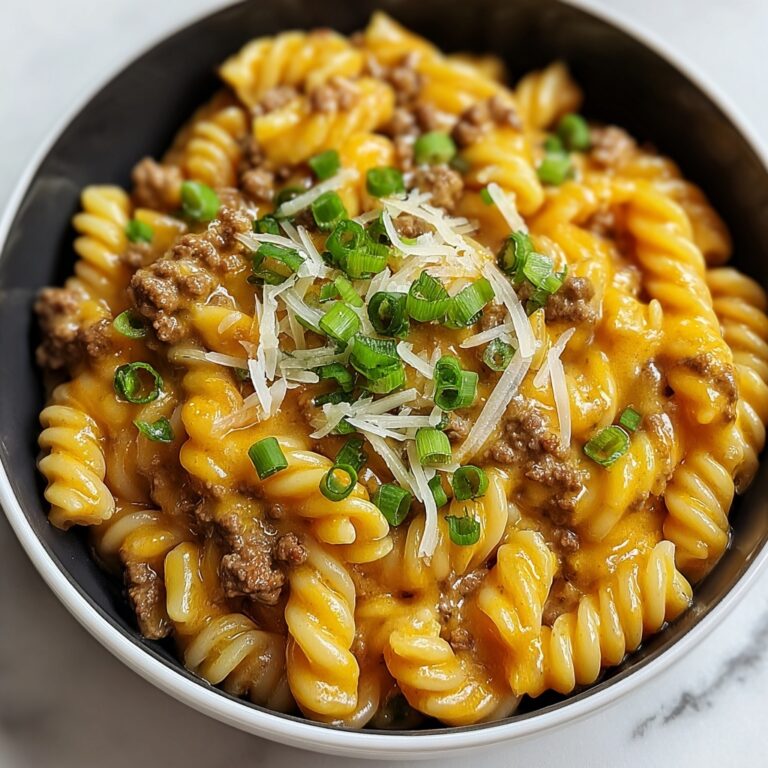 One-Pot Beef and Cheddar Ranch Pasta Recipe