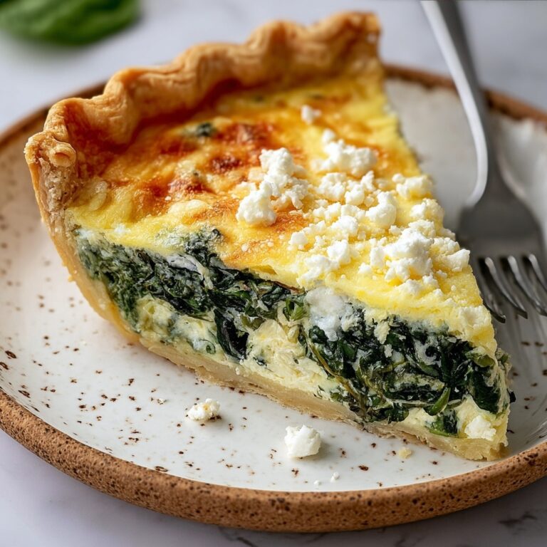 Spinach Feta Quiche Recipe