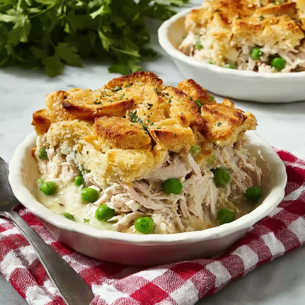 Chicken Salad Soufflé Casserole Recipe - Recipe Image