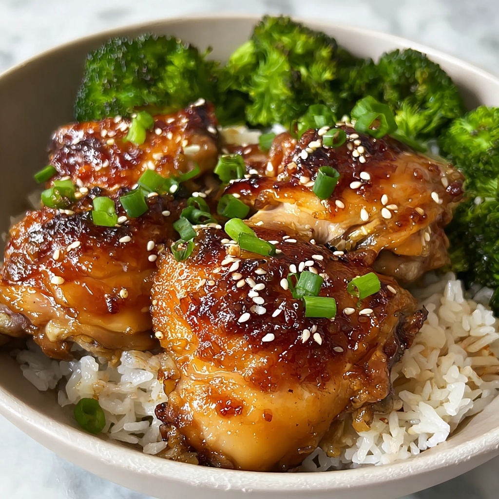 Soy Garlic Chicken Thighs Recipe - Recipe Image