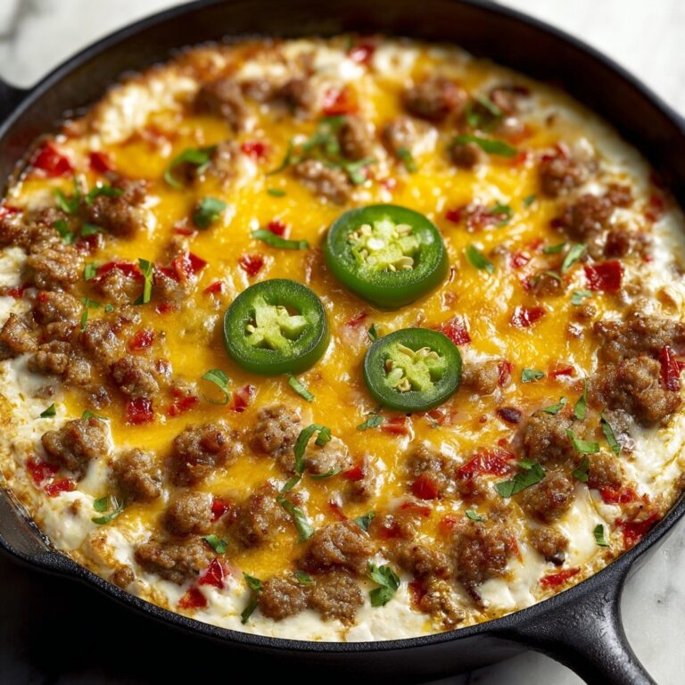 Sausage Jalapeño Popper Dip Recipe