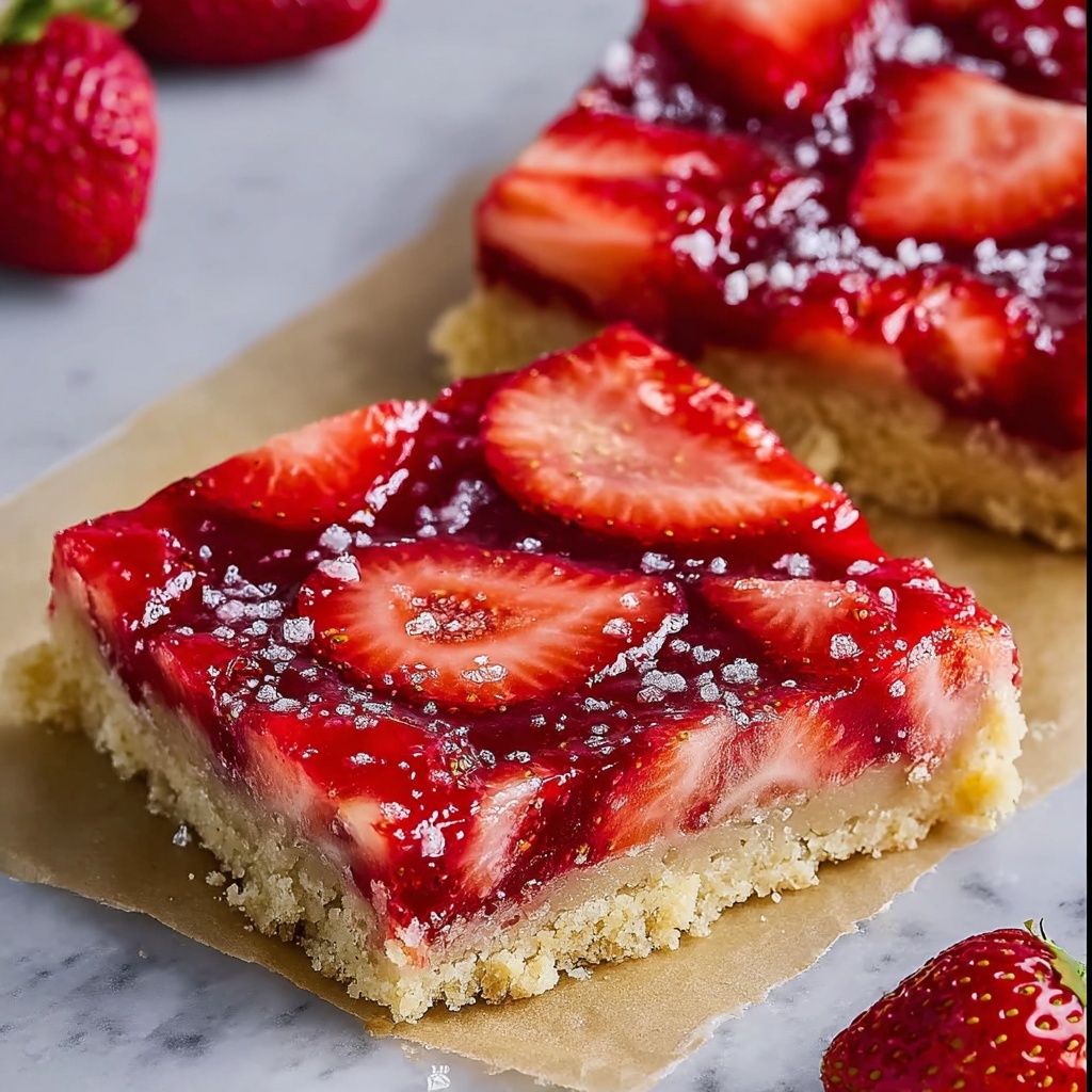 Strawberry Lemon Pie Bars Recipe - Recipe Image