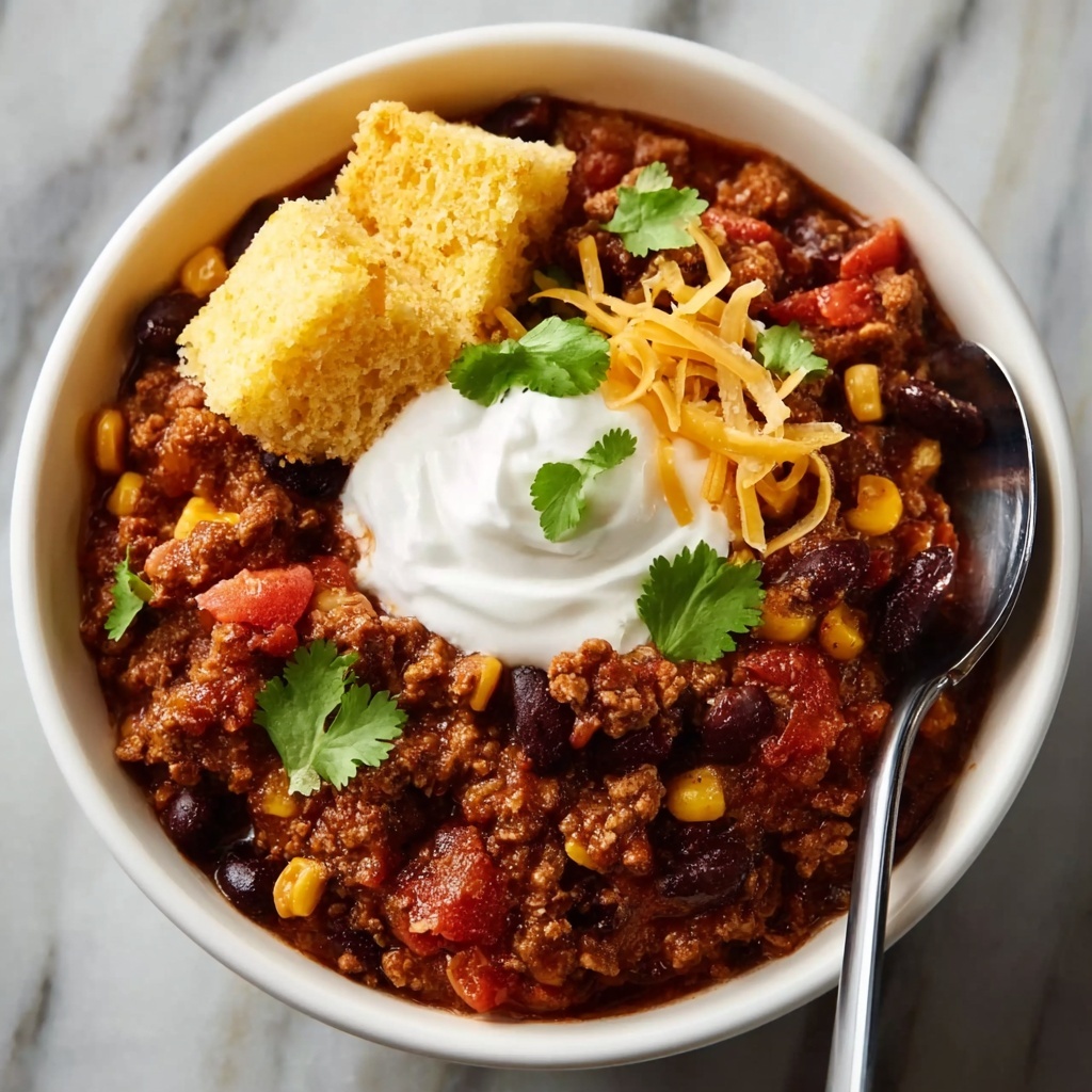 Cornbread Chili Casserole Recipe - Recipe Image