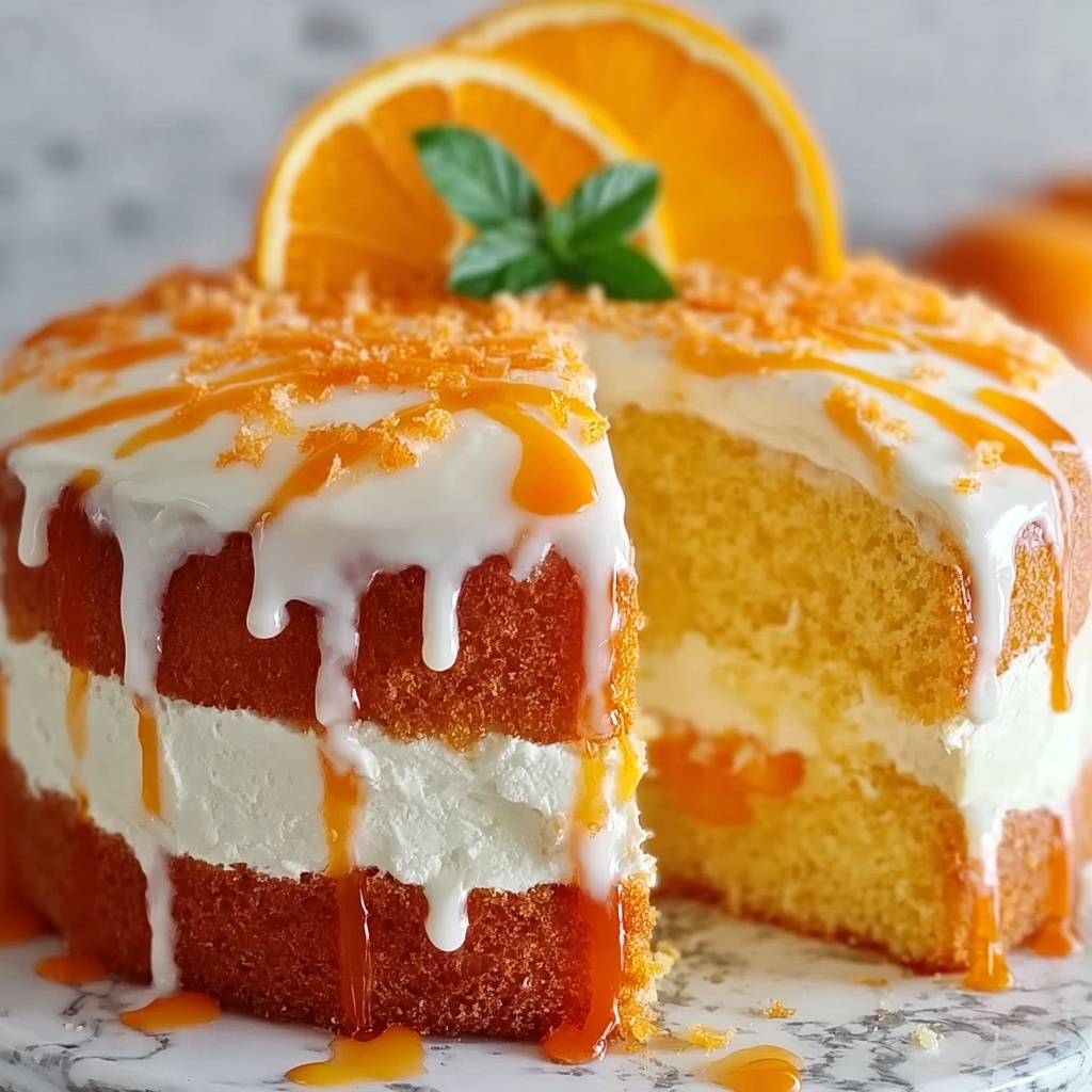 Orange Creamsicle Cake Recipe - Recipe Image