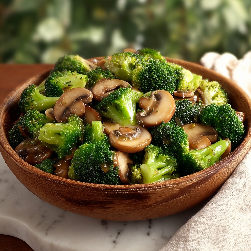 Broccoli and Mushroom Stir Fry Recipe - Recipe Image