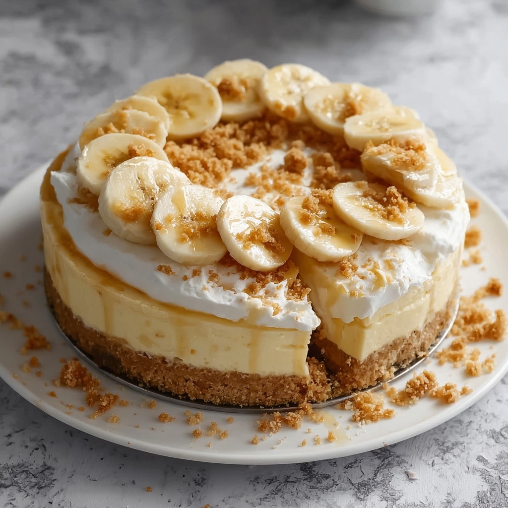 Banana Cream Cheesecake Recipe - Recipe Image