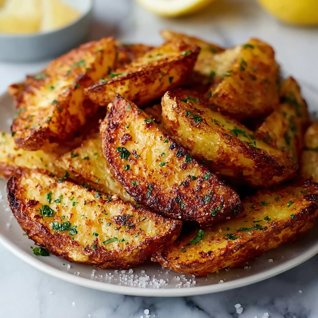 Grilled Lemon-Herb Potatoes Recipe - Recipe Image