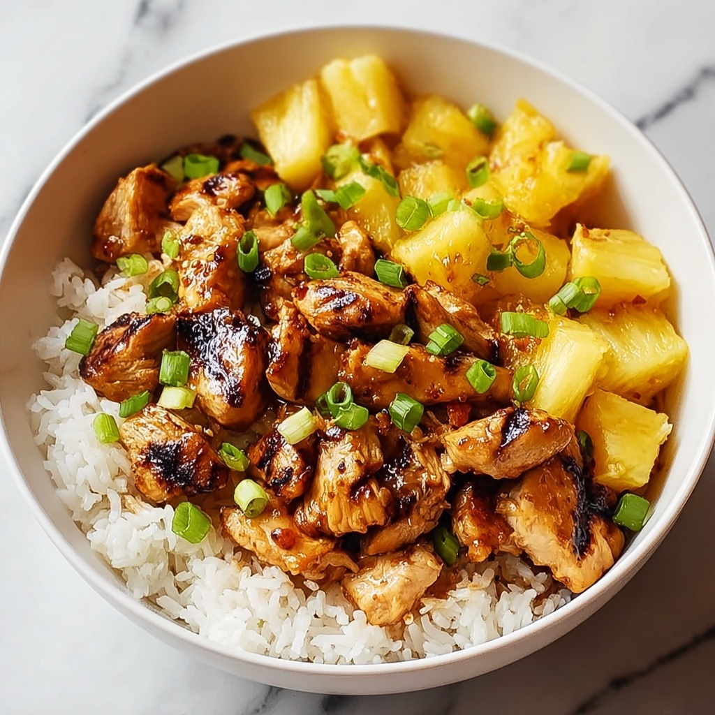 Tropical Pineapple Chicken & Rice Delight Recipe - Recipe Image