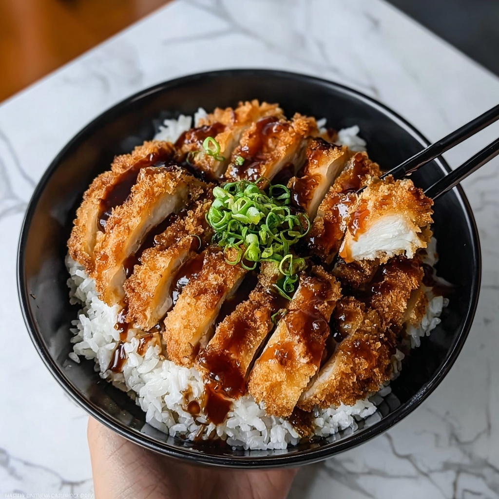 Japanese Katsu Bowls with Tonkatsu Sauce Recipe - Recipe Image