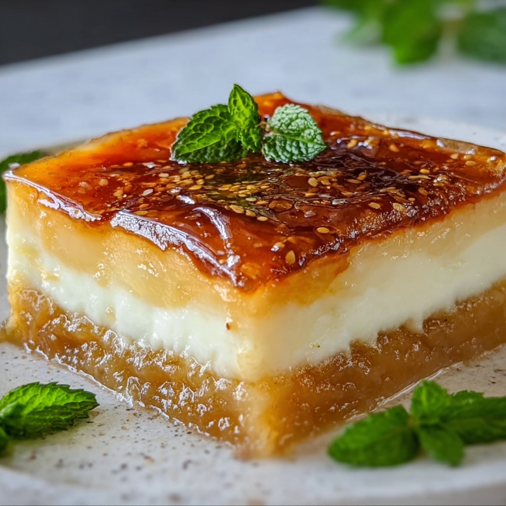 Galaktoboureko: Traditional Greek Semolina Custard in Crispy Phyllo Recipe - Recipe Image