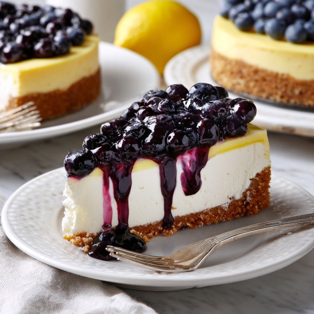 Lemon Blueberry Cheesecake Recipe - Recipe Image