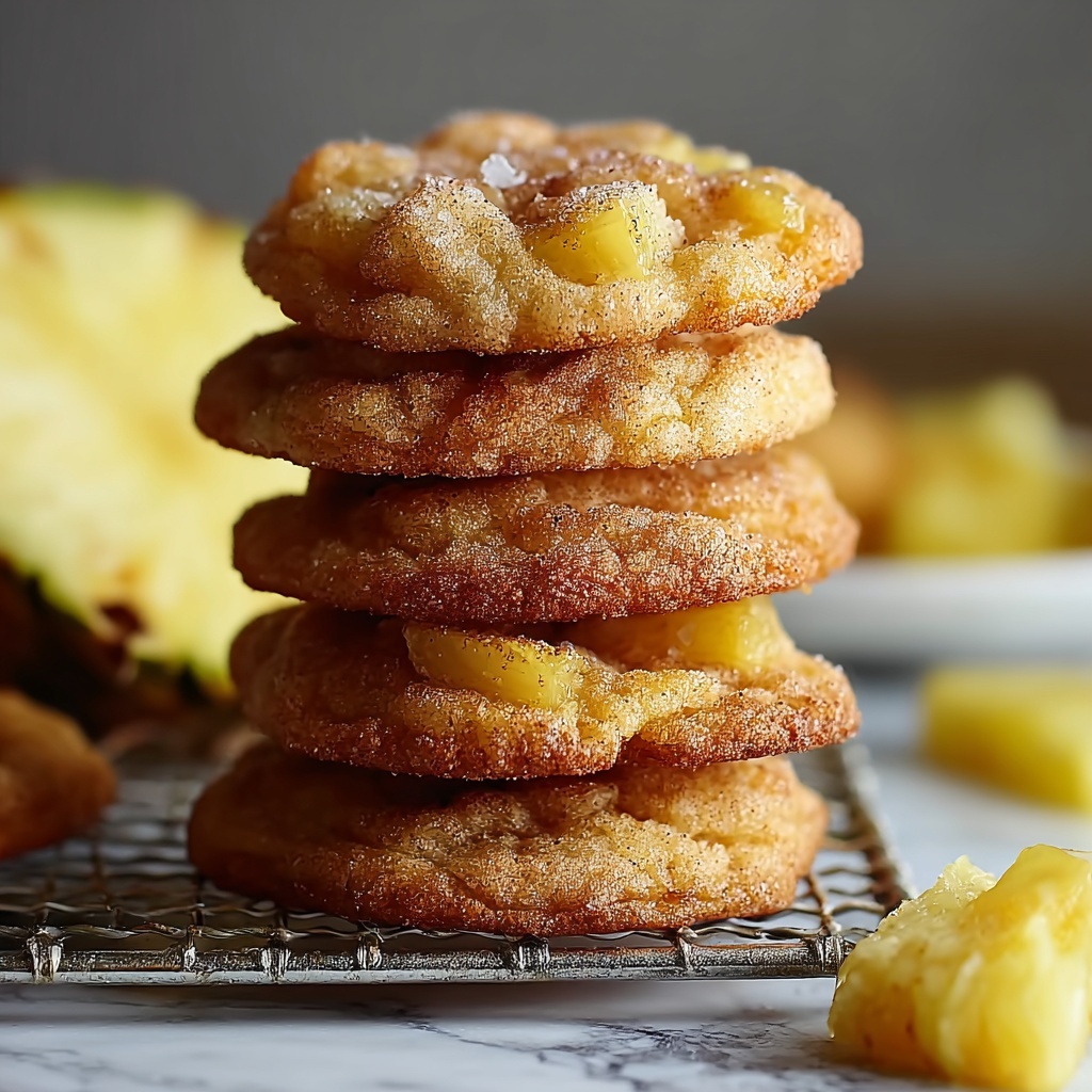Irresistible Pineapple Cinnamon Sugar Cookies Recipe - Recipe Image