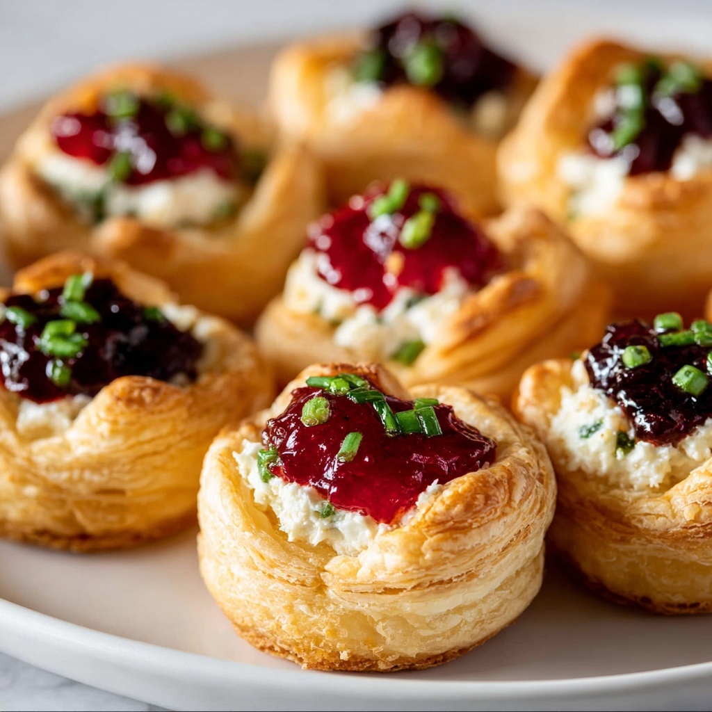 Cranberry Cream Cheese Appetizer Bites Recipe - Recipe Image