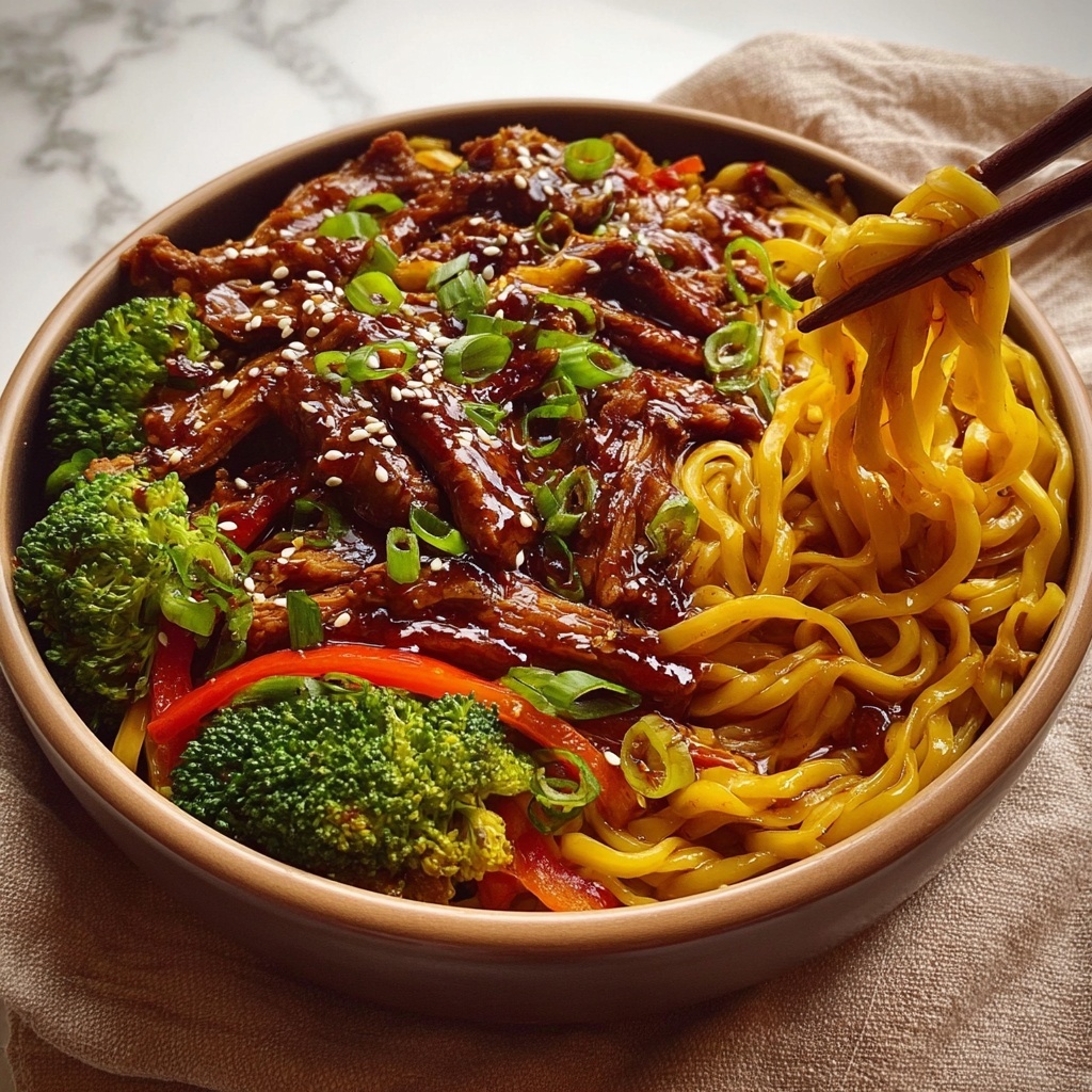 Chicken Teriyaki Noodles: An Easy and Delicious Recipe - Recipe Image