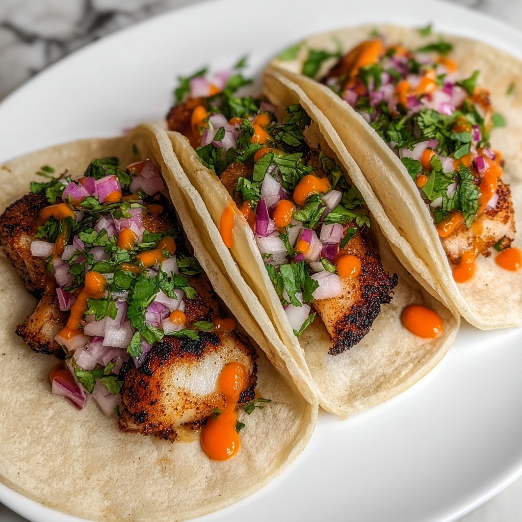 Crispy Fish Tacos with Homemade Slaw and Creama Recipe - Recipe Image