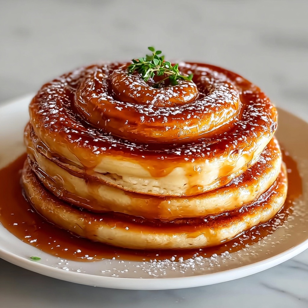 Cinnamon Roll Pancakes Recipe - Recipe Image
