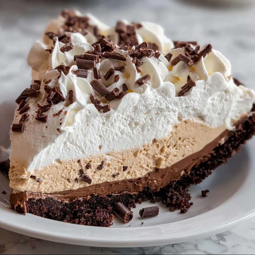 Peanut Butter Chocolate Instant Pudding Pie Recipe - Recipe Image