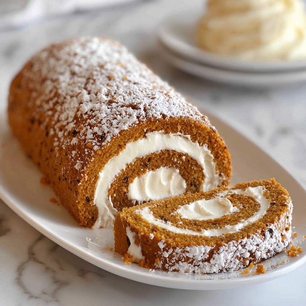 Classic Pumpkin Roll Recipe - Recipe Image