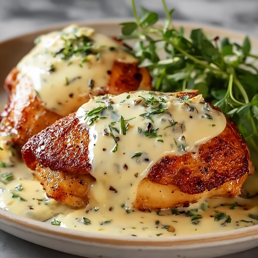 Chicken with Boursin Cream Sauce Recipe - Recipe Image