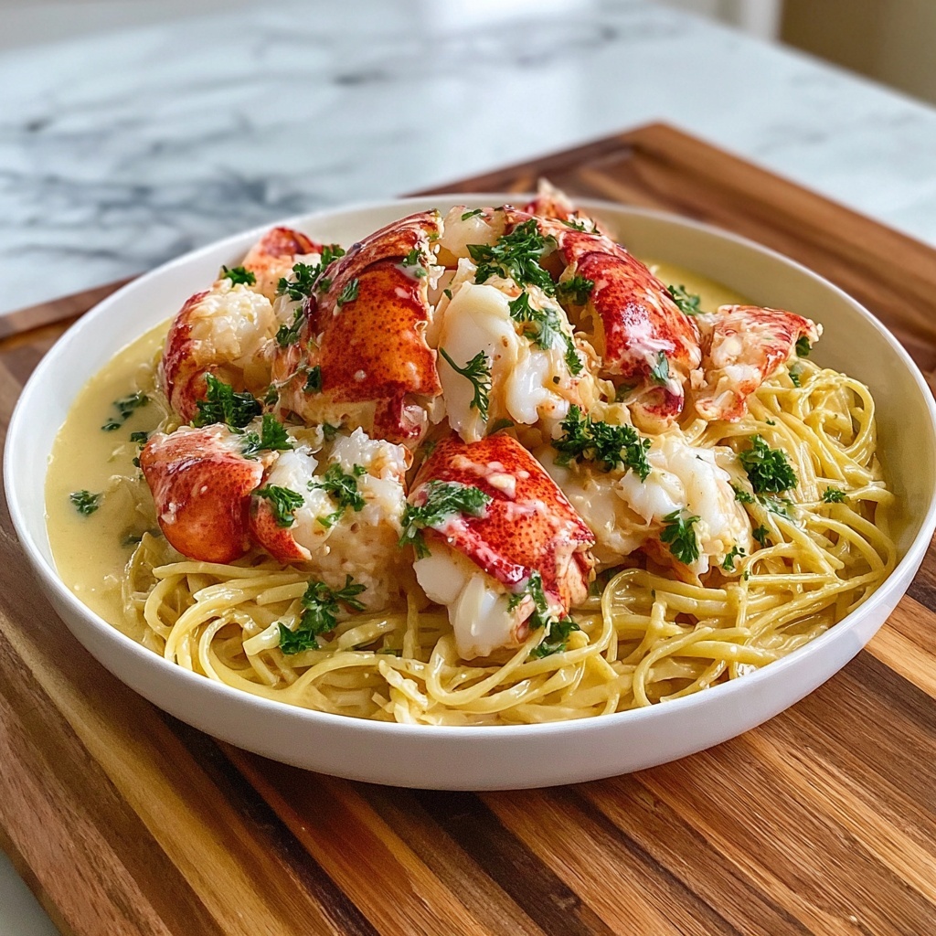 Buttered Lobster Pasta Recipe - Recipe Image