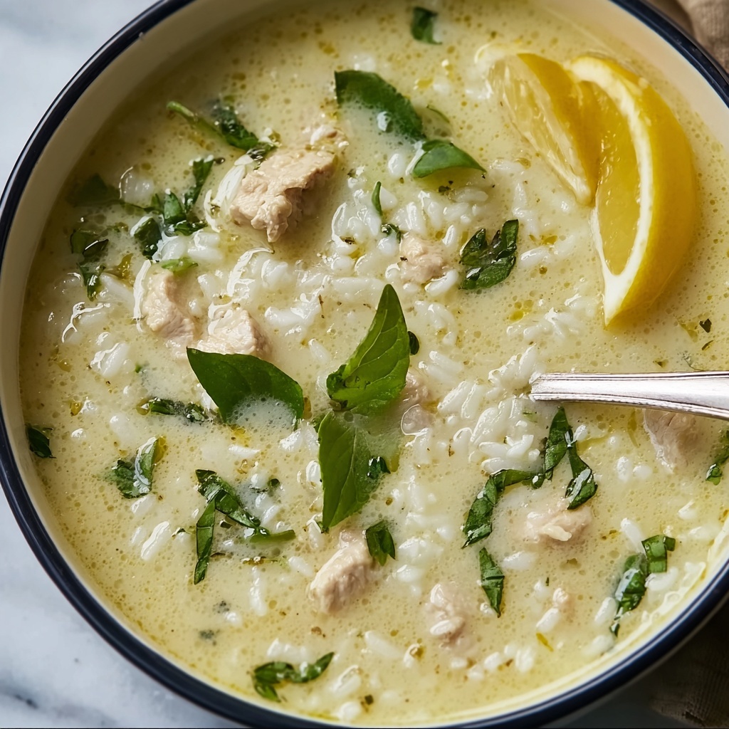 Lemony Turkey Rice Soup Recipe - Recipe Image