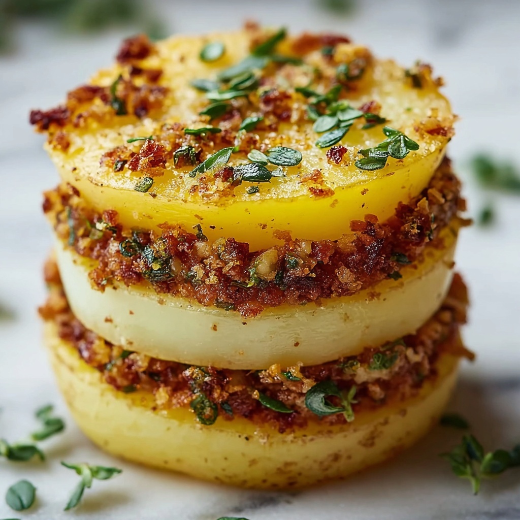 Stuffed Potato Stacks Recipe - Recipe Image