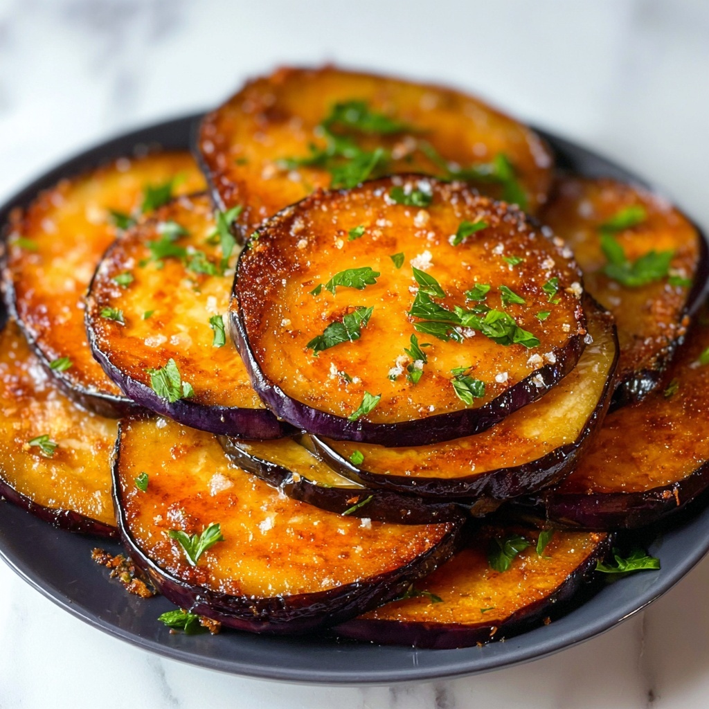 Crispy Air Fryer Eggplant with Parmesan and Italian Seasoning Recipe - Recipe Image