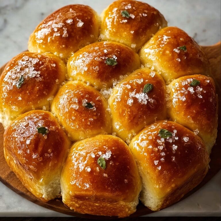 Salted Sage Honey Butter Brioche Rolls Recipe