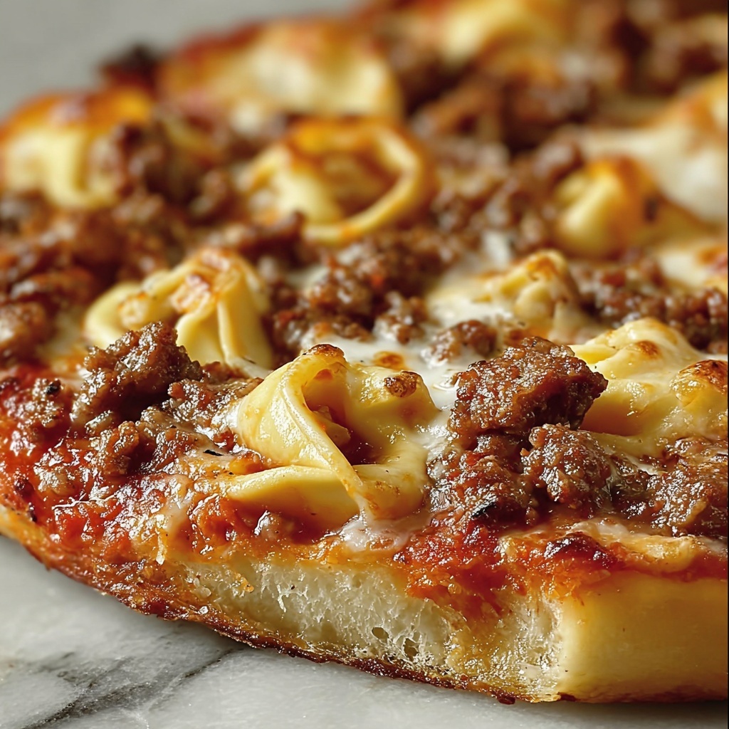 Meat Lovers Pizza Tortellini Recipe - Recipe Image