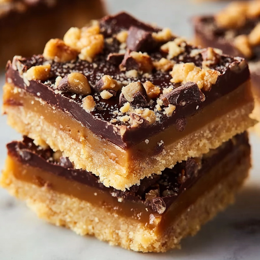Cake Mix Toffee Bars Recipe - Recipe Image