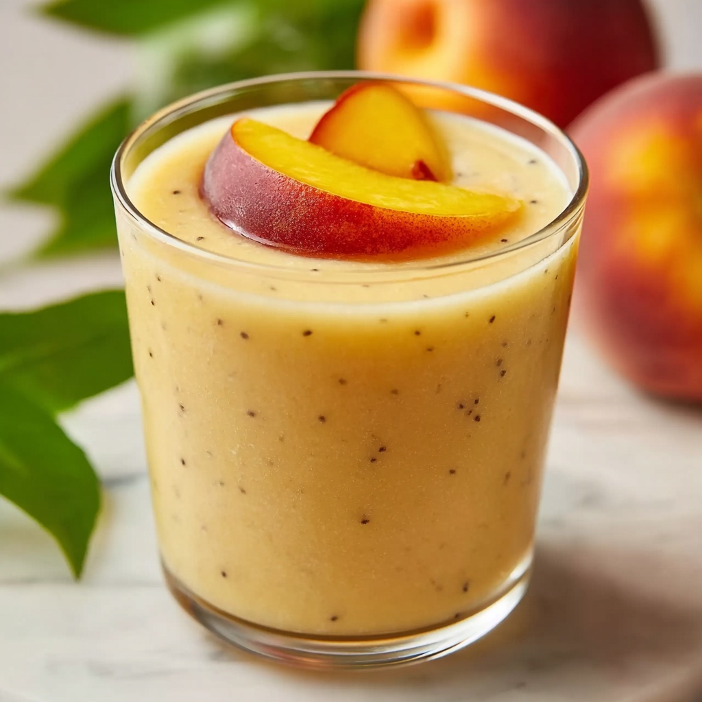 Banana Peach Smoothie Recipe - Recipe Image