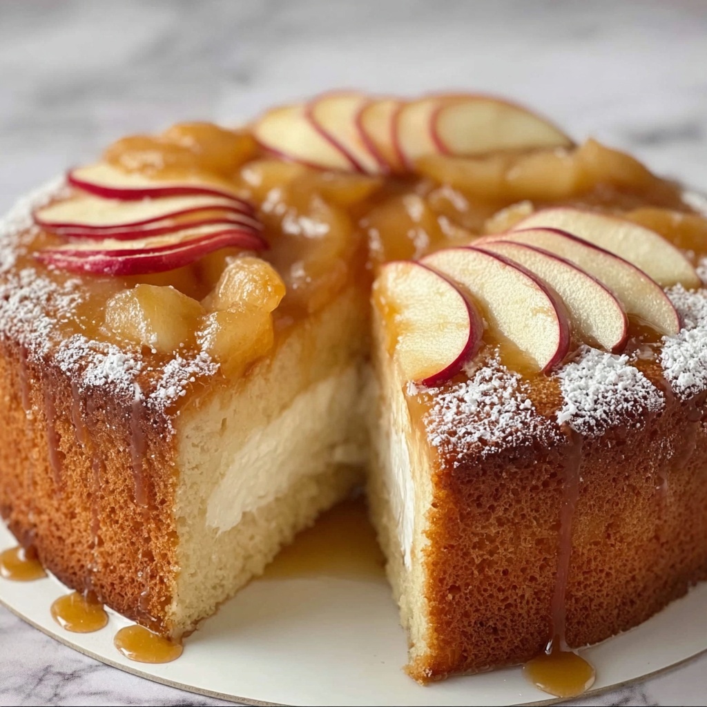 Maple Apple Ricotta Cake Recipe - Recipe Image
