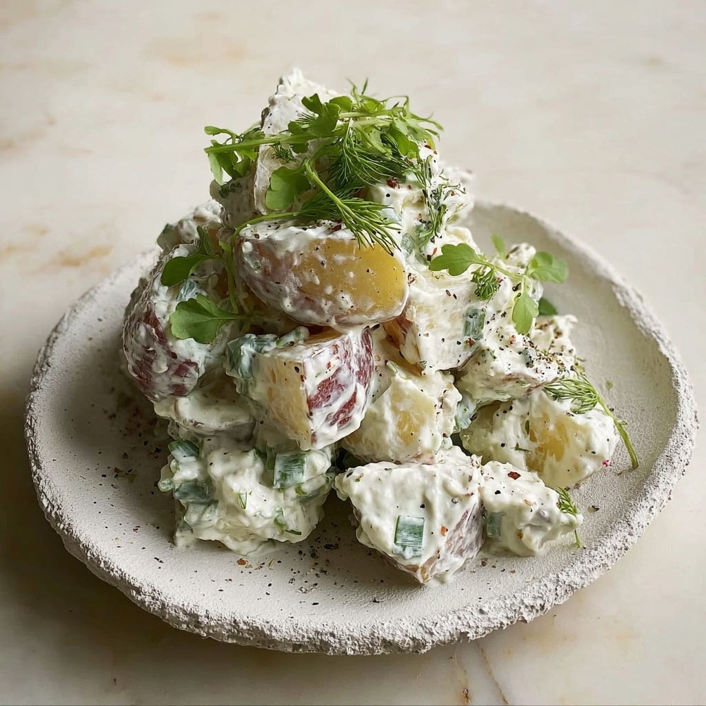 Creamy Herb Potato Salad Recipe - Recipe Image