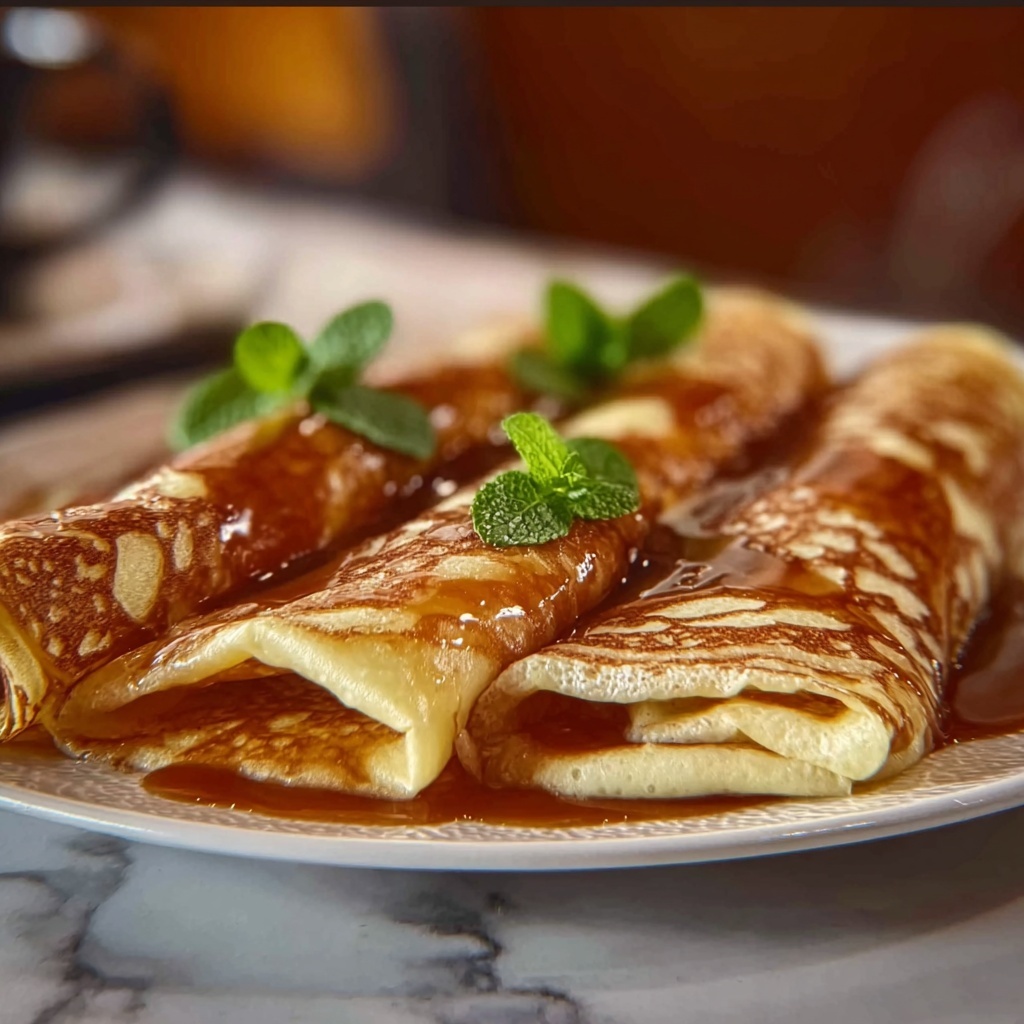 Easy Homemade Crepes Recipe - Recipe Image