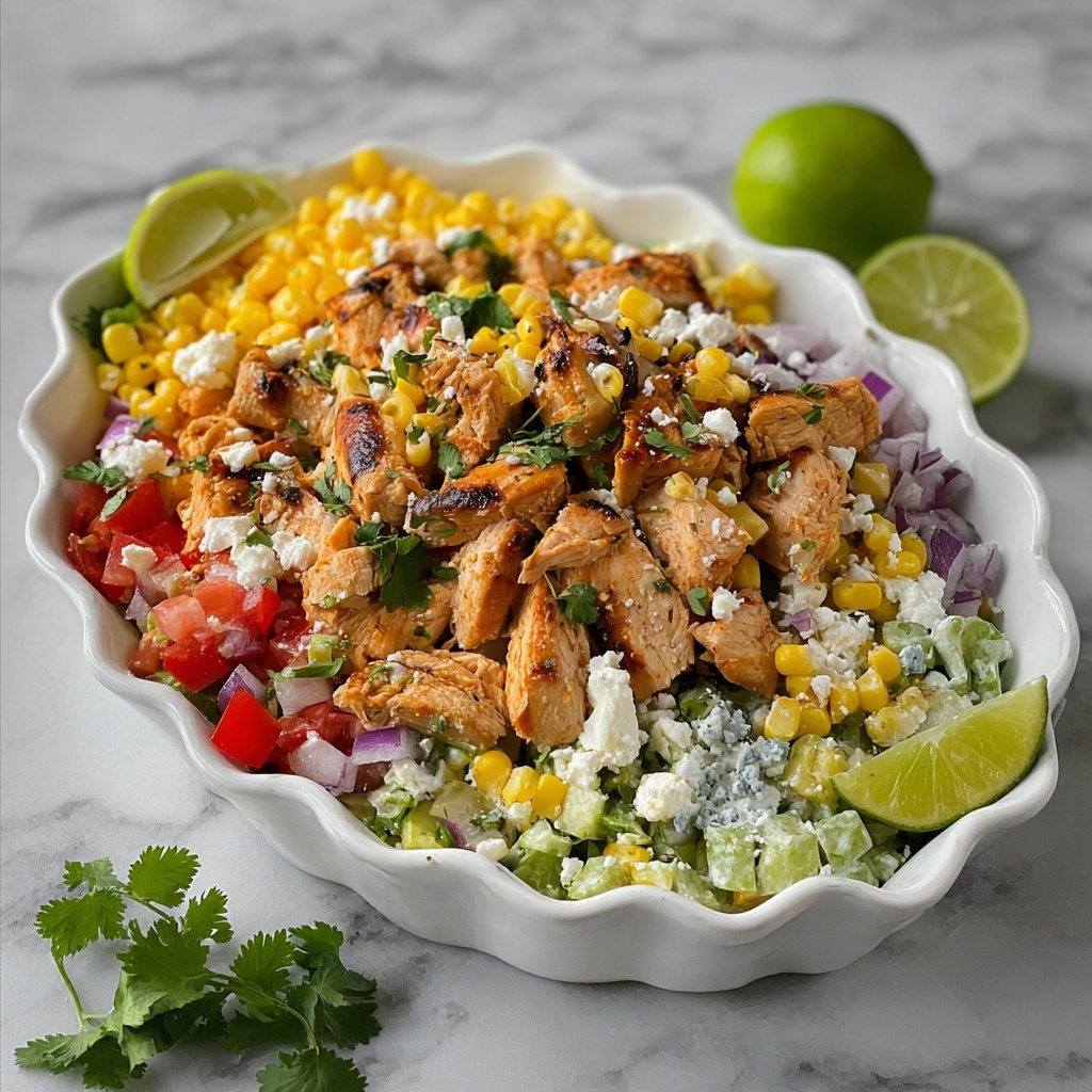 Healthy Street Corn-Inspired Chicken Salad Recipe - Recipe Image