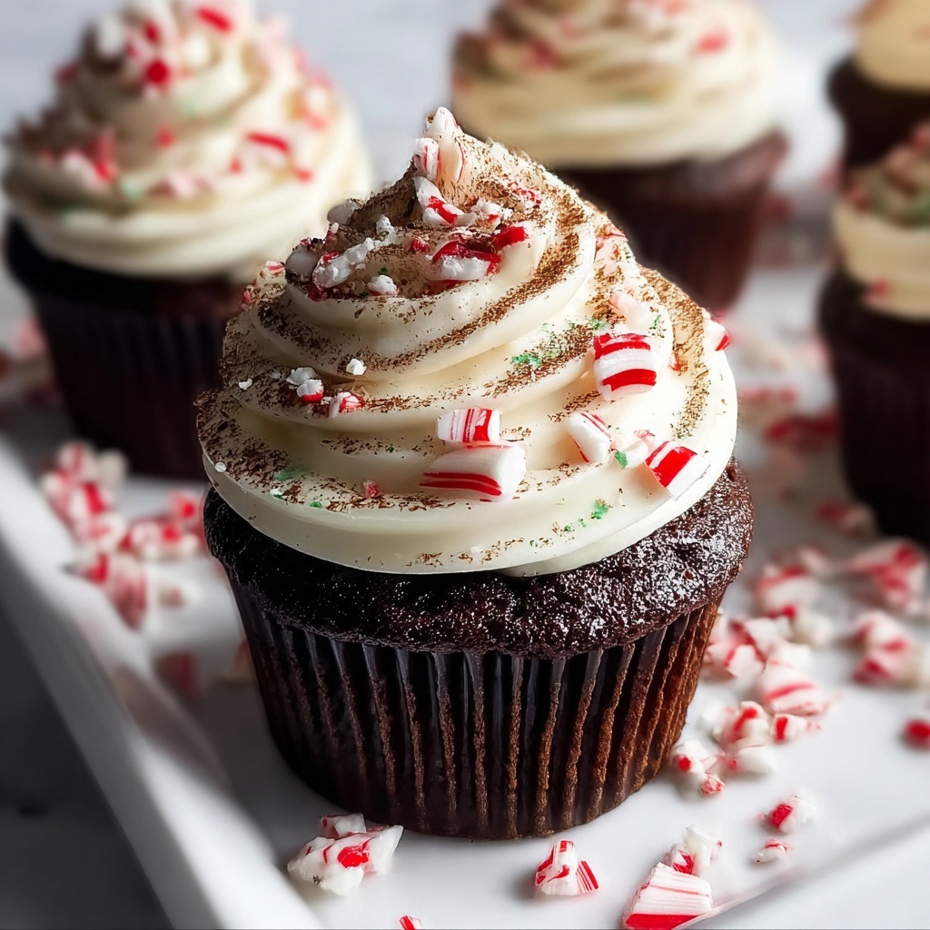 Peppermint Mocha Cupcakes Recipe - Recipe Image