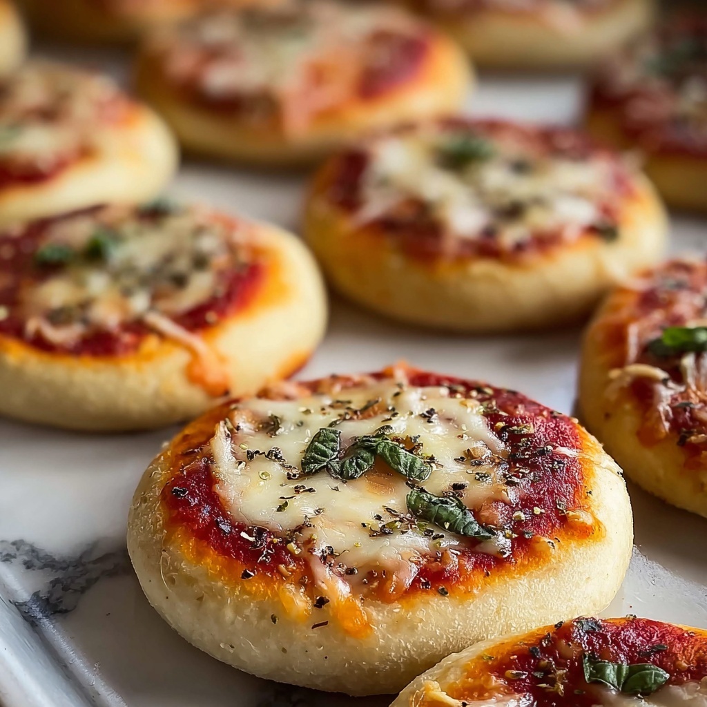 Homemade Mini Pizza Bagel Bites Recipe - Recipe Image