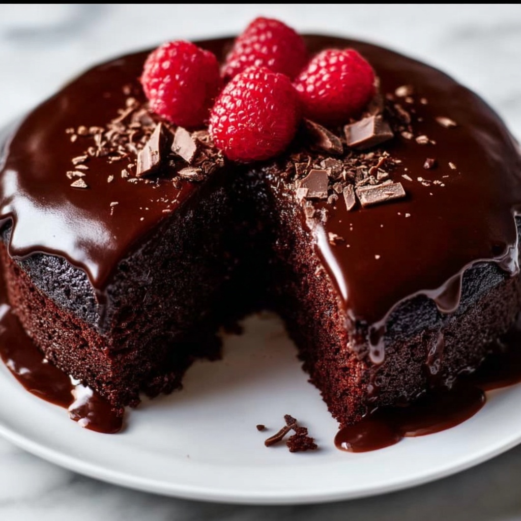 Decadent Chocolate Cake with Rich Ganache Recipe - Recipe Image