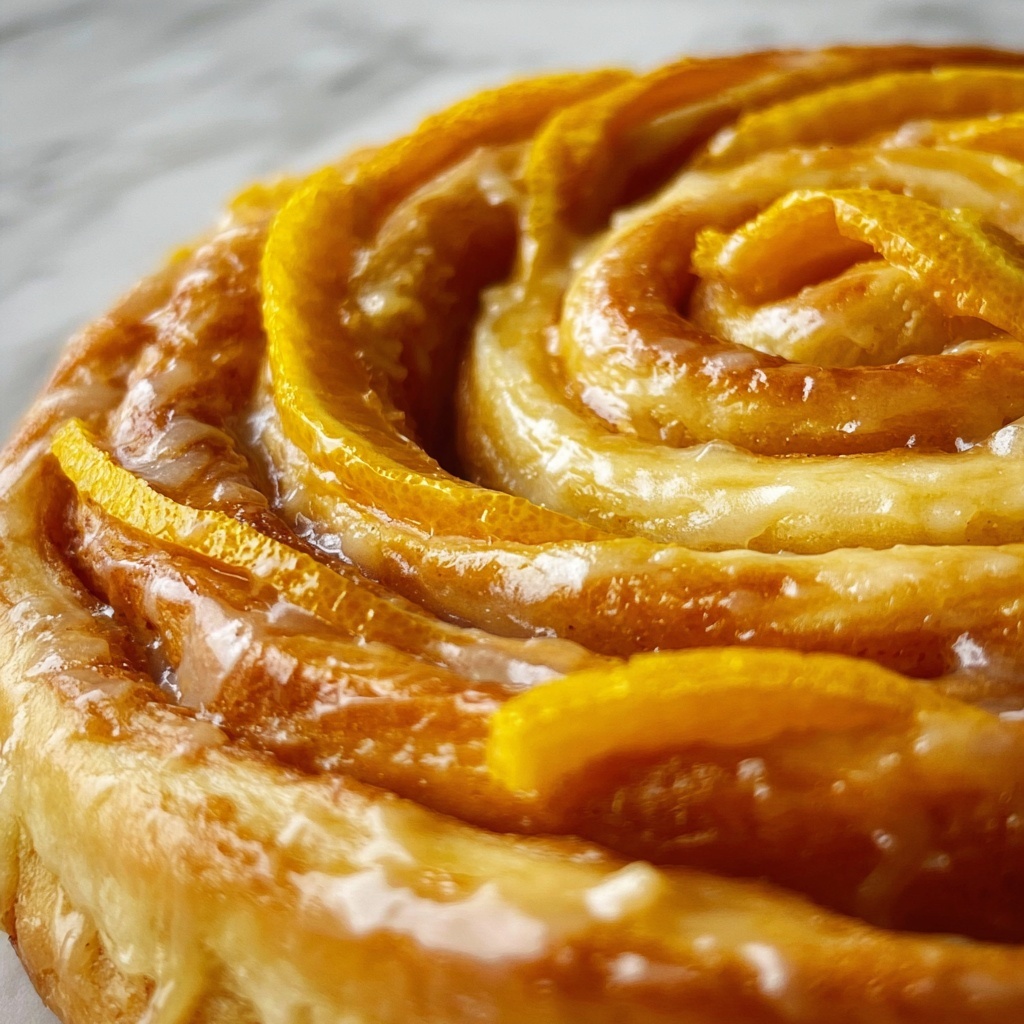 Peach Pie Cinnamon Rolls Recipe - Recipe Image