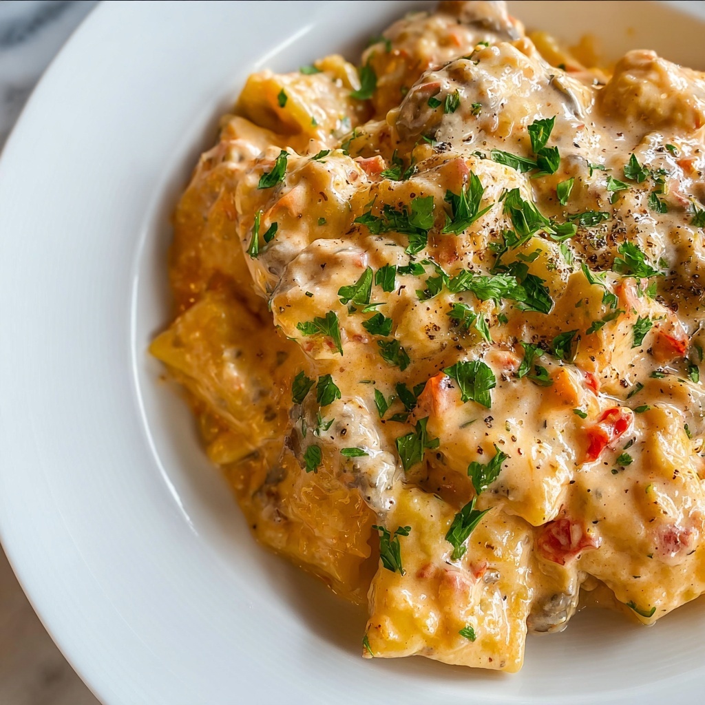 Creamy Rotel Pasta Bake Recipe - Recipe Image