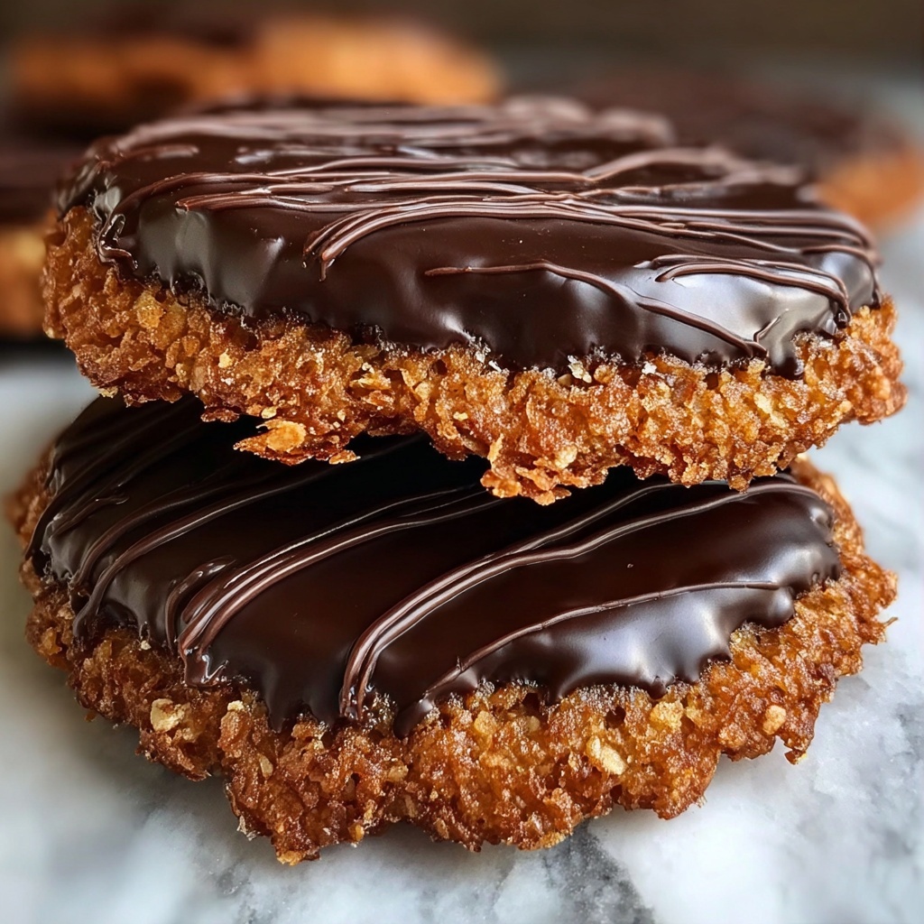 Homemade Samoas Girl Scout Cookies Recipe - Recipe Image