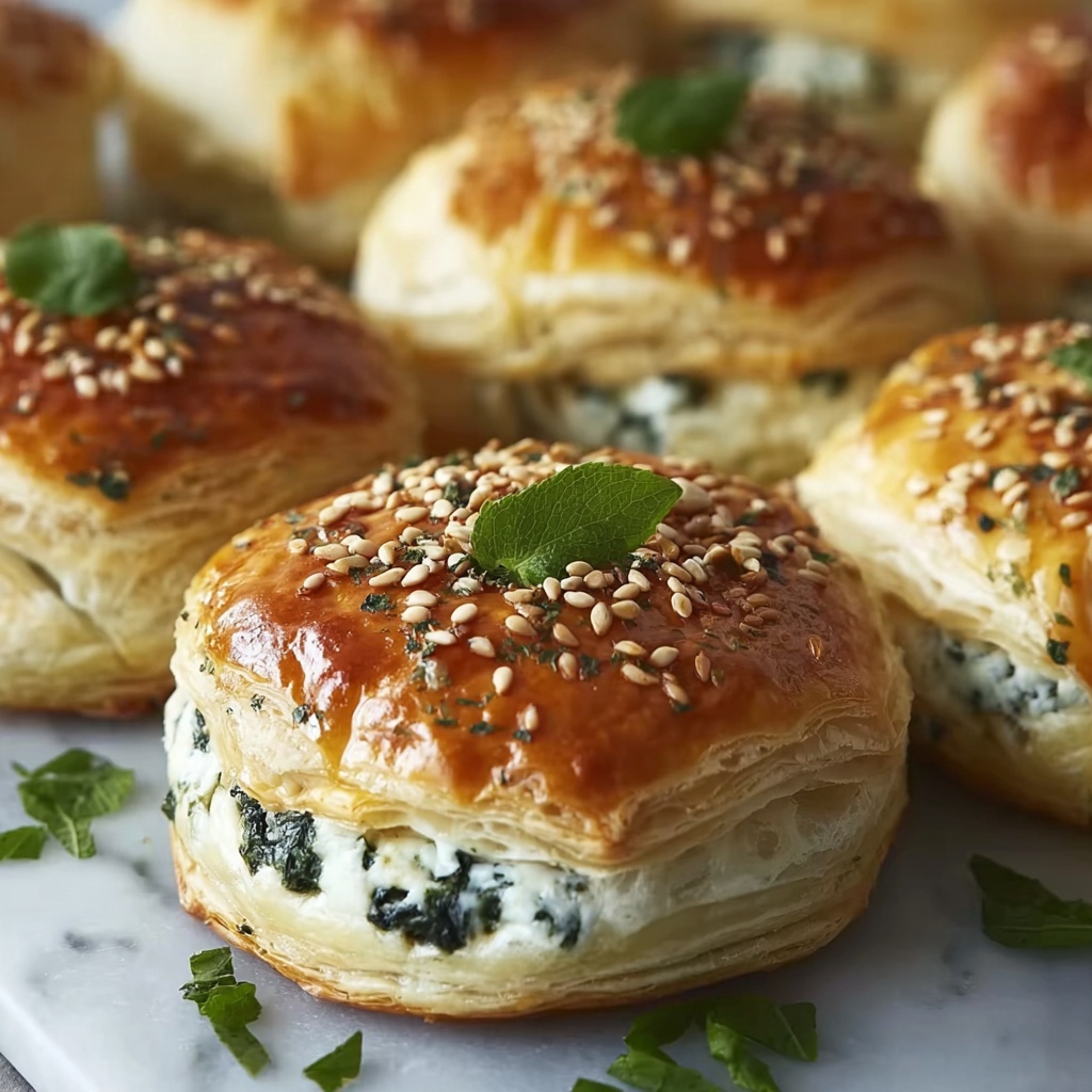 Cream Cheese Spinach Puffs Recipe - Recipe Image