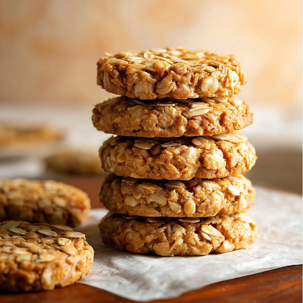 Peanut Butter Oatmeal Cookies Recipe - Recipe Image