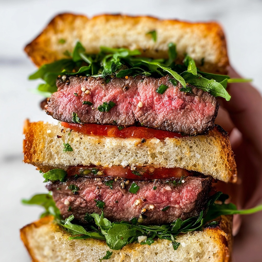 Steak au Poivre Sandwich Recipe - Recipe Image