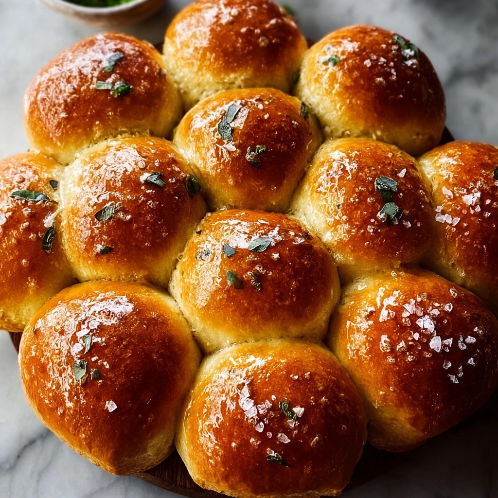 Salted Sage Honey Butter Brioche Rolls Recipe - Recipe Image