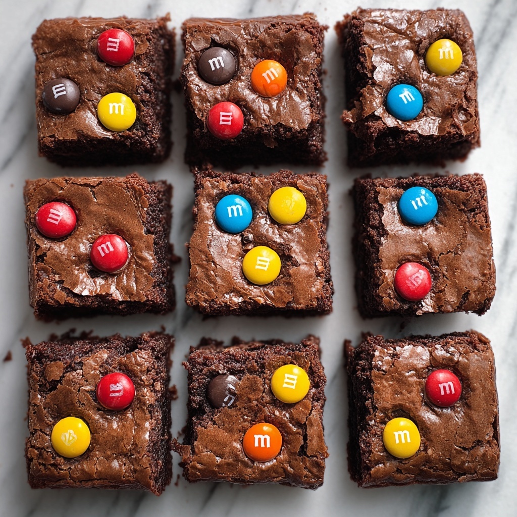 M&M’s Brownies Recipe - Recipe Image