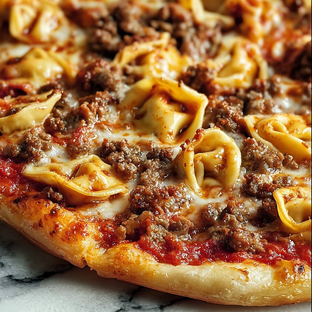 Meat Lovers Pizza Tortellini Recipe - Recipe Image